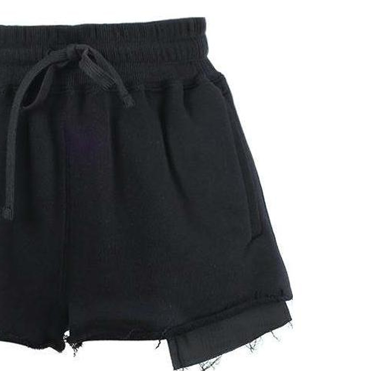 (Women) MIU MIU  Black Drawstring Casual Shorts with Rolled Hem. MJP300-13FV-F0002 圖 6