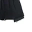 Sizing (W) MIU MIU 黑色抽绳翻边休闲短裤 MJP300-13FV-F0002