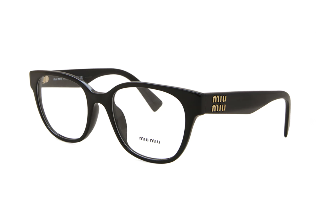(Women) MIU MIU  Black Irregular Optical Glasses with Letter Logo. OMU02VV-1AB1O1 圖 2