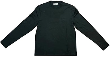 (Women) MIU MIU Black Logo Embroidered Long Sleeve Casual T-Shirt. MJL973-133L-F0002 (Women) MIU MIU Black Logo Embroidered Long Sleeve Casual T-Shirt. MJL973-133L-F0002