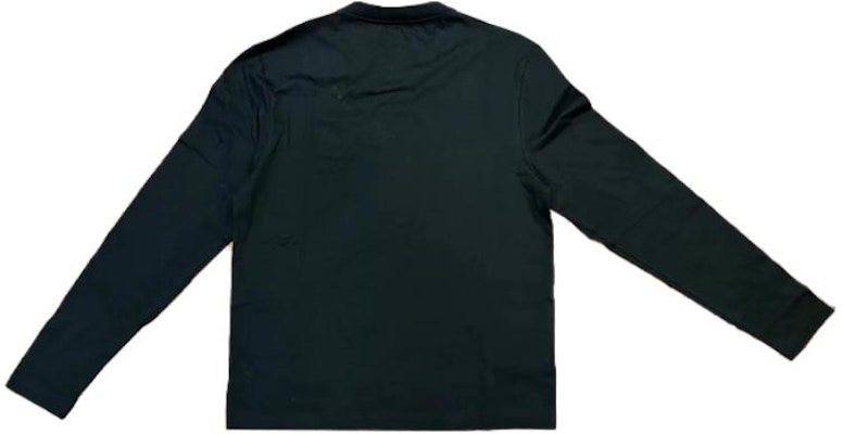 (W) MIU MIU Kaos Lengan Panjang Hitam Logo Bordir Casual. MJL973-133L-F0002 Lookbook (W) MIU MIU Kaos Lengan Panjang Hitam Logo Bordir Casual. MJL973-133L-F0002