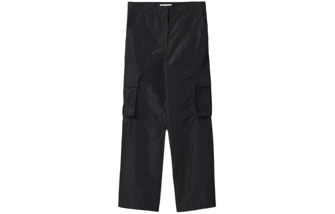 Order (Women) MIU MIU  Black Low-Waist Loose Fit Straight Casual Pants. MP1757-121I-F0002-S-OOO