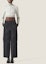 Lookbook (Women) MIU MIU Black Low-Waist Loose Fit Straight Casual Pants. MP1757-121I-F0002-S-OOO