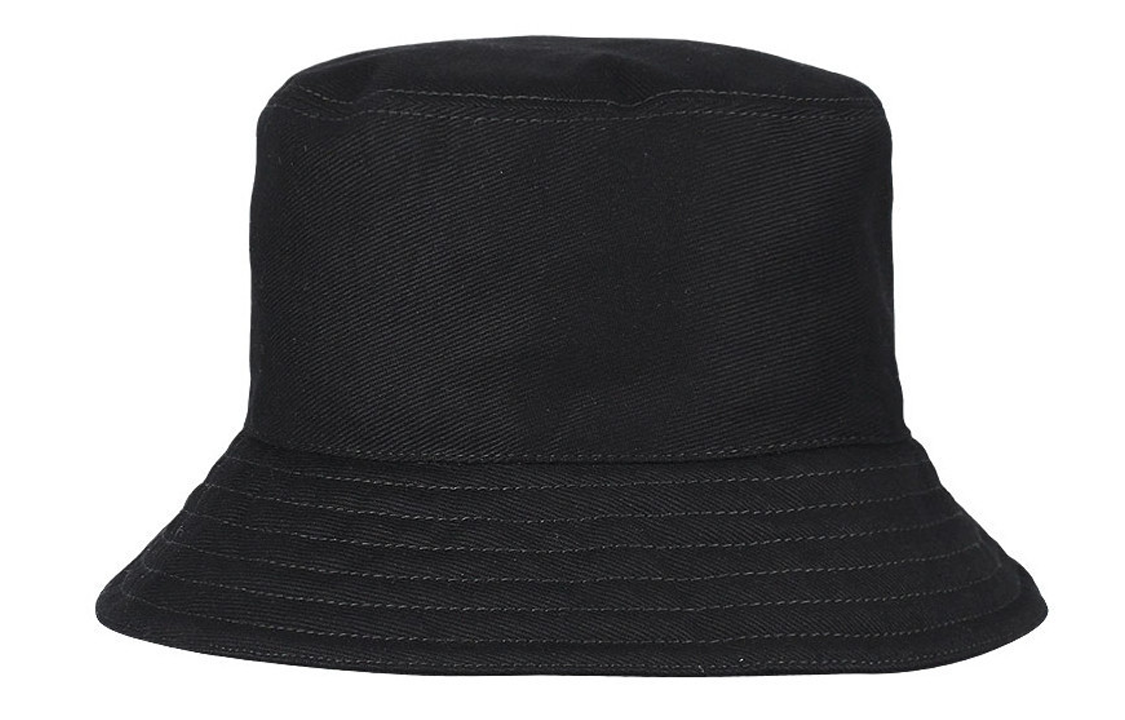 Purchase (W) MIU MIU 黑色聚酯寬邊刺繡標誌漁夫帽 5HC196-2DXI-F0967