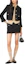 Lookbook (Women) MIU MIU Black Sequin-Trimmed Solid Color Casual Mini Skirt. MG2133-13RL-F0002-S-OOO