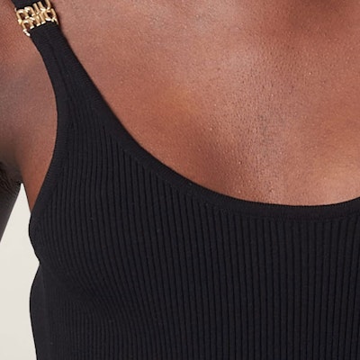 (W) MIU MIU 黑色无袖修身休闲连衣裙。 MMA845-13WV-F0002-S-OOO Purchase (W) MIU MIU 黑色无袖修身休闲连衣裙。 MMA845-13WV-F0002-S-OOO