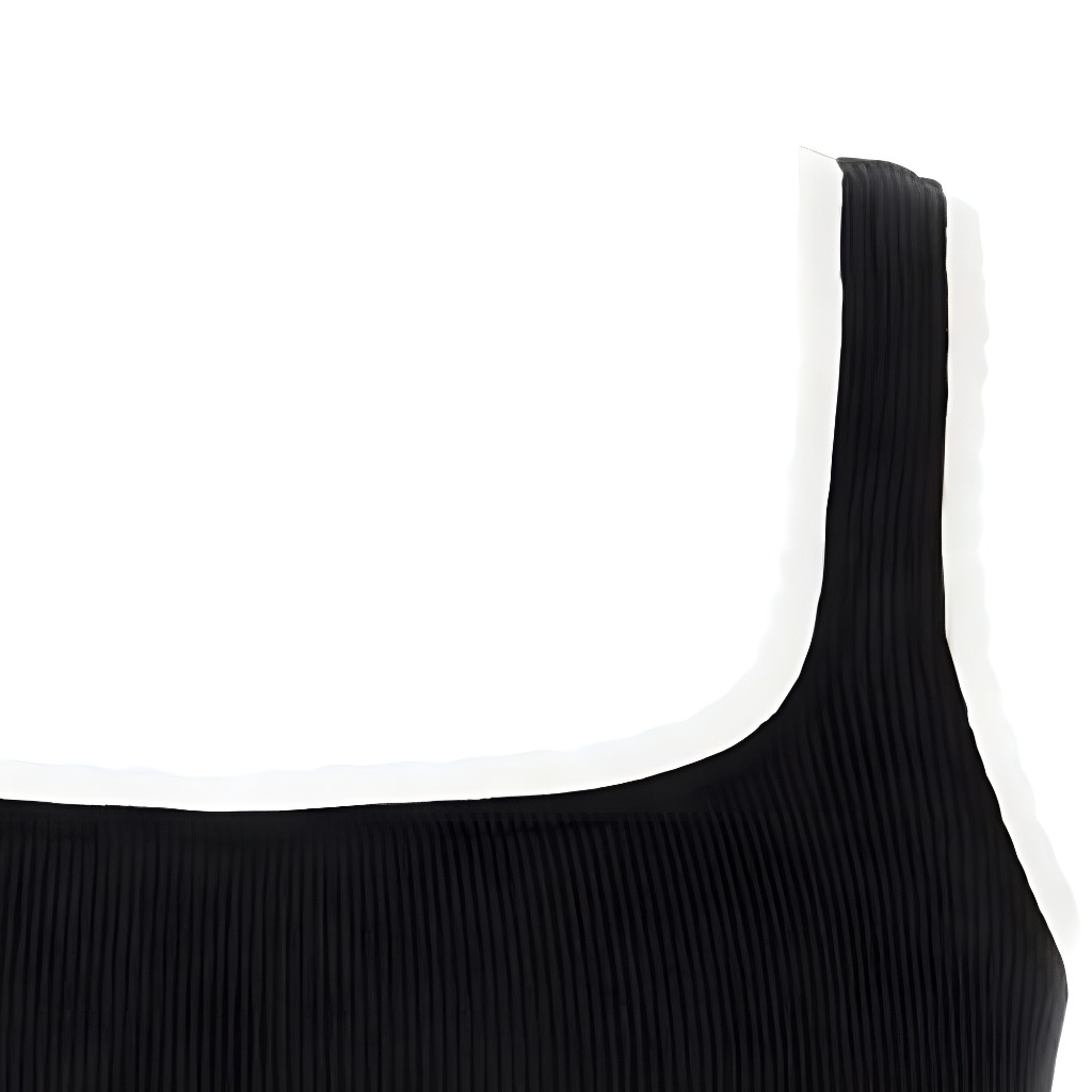 Cheap (W) MIU MIU Sujetador Deportivo Negro Slim Fit con Logo. TP9145-12HM-F0002