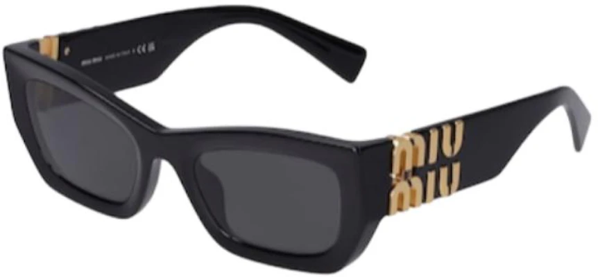 (W) MIU MIU 黑色方形醋酸全框太陽眼鏡 76I-XEV005 Order (W) MIU MIU 黑色方形醋酸全框太陽眼鏡 76I-XEV005