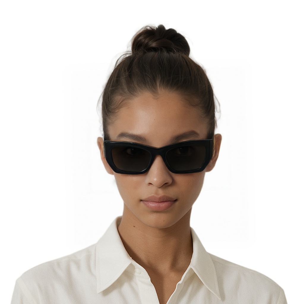 (Women) MIU MIU  Black Square Acetate Full-Frame Sunglasses. 76I-XEV005 圖 5