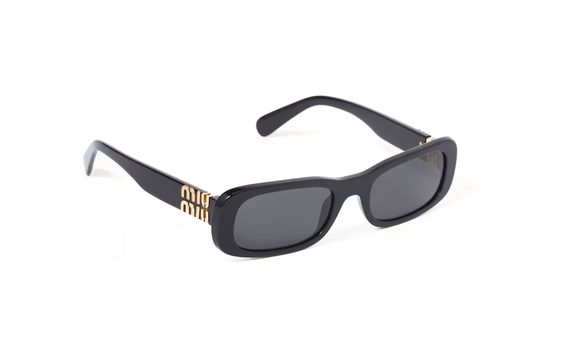 Order (W) MIU MIU 黑色方形醋酸太阳镜带标志性镜腿 SMU08Z_E1AB_F05S0_C_053