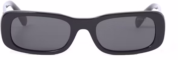 Lookbook (W) Gafas de Sol MIU MIU Negras Cuadradas de Acetato con Logo en las Patillas. SMU08Z_E1AB_F05S0_C_053