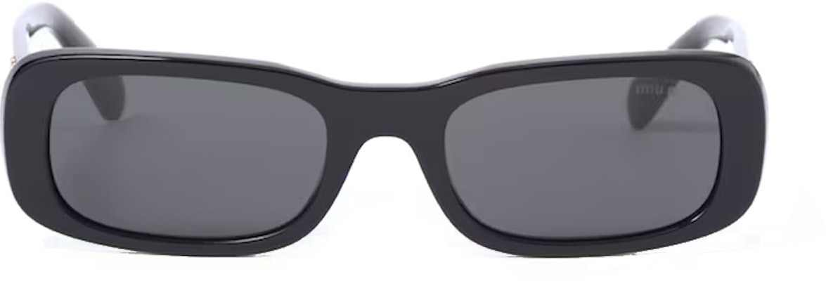 (W) MIU MIU 黑色方形醋酸太阳镜带标志性镜腿 SMU08Z_E1AB_F05S0_C_053 Lookbook (W) MIU MIU 黑色方形醋酸太阳镜带标志性镜腿 SMU08Z_E1AB_F05S0_C_053