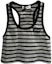 Order (Women) MIU MIU Black Striped Logo Crewneck Pullover Vest. MJT684-14EO-F0BD9