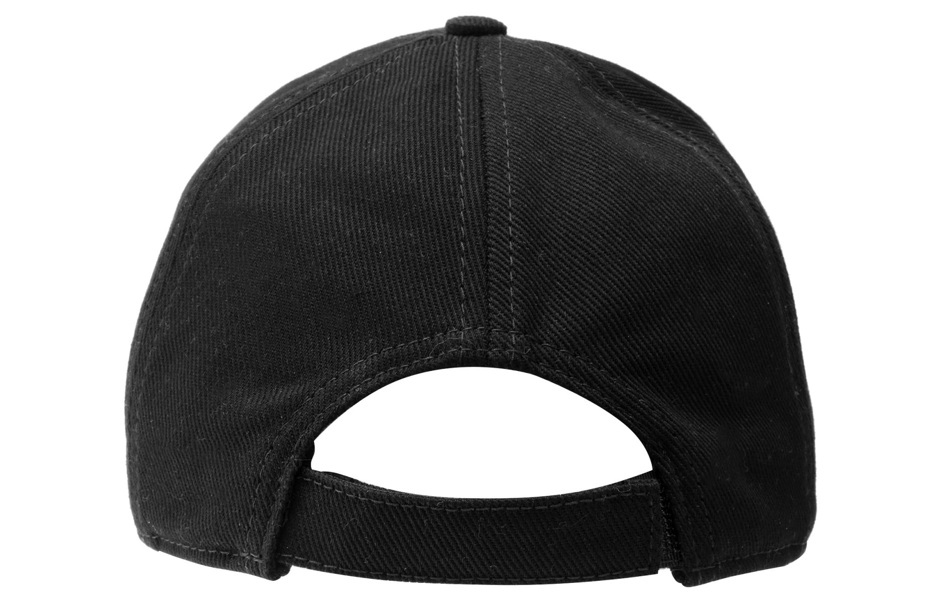 Purchase (W) MIU MIU ブラック ツイル ファブリック ベースボールキャップ 5HC179_2DXI_F0967