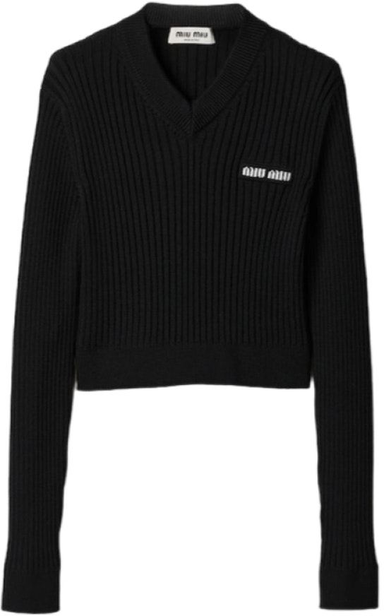 women-miu-miu-black-v-neck-sweater-with-logo-pattern-long-sleeves-ss-24-mml-832-12-y8-f0002-s-232