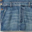 Sizing (W) MIU MIU 蓝色长袖纽扣连衣裙搭配吊带。 GWA207-139G-F0008-S-OOO