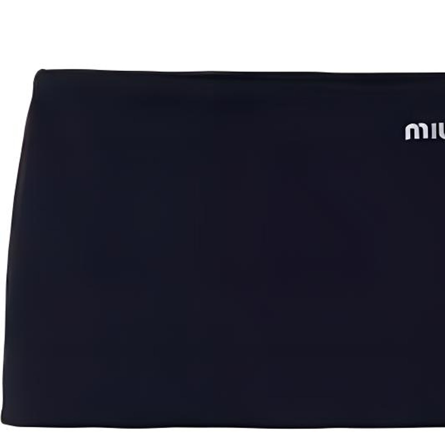 (Women) MIU MIU  Blue Embroidered Logo Pencil Skirt Casual. MMG505-14SJ-F0008-S-OOO 圖 6