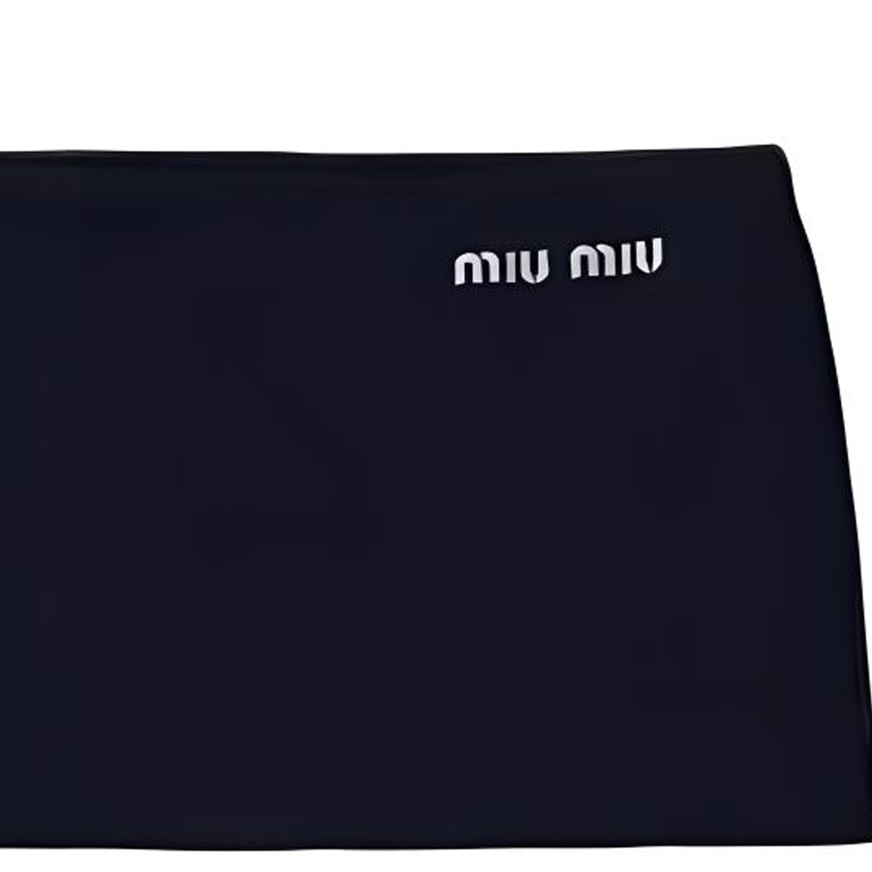 (Women) MIU MIU  Blue Embroidered Logo Pencil Skirt Casual. MMG505-14SJ-F0008-S-OOO 圖 7