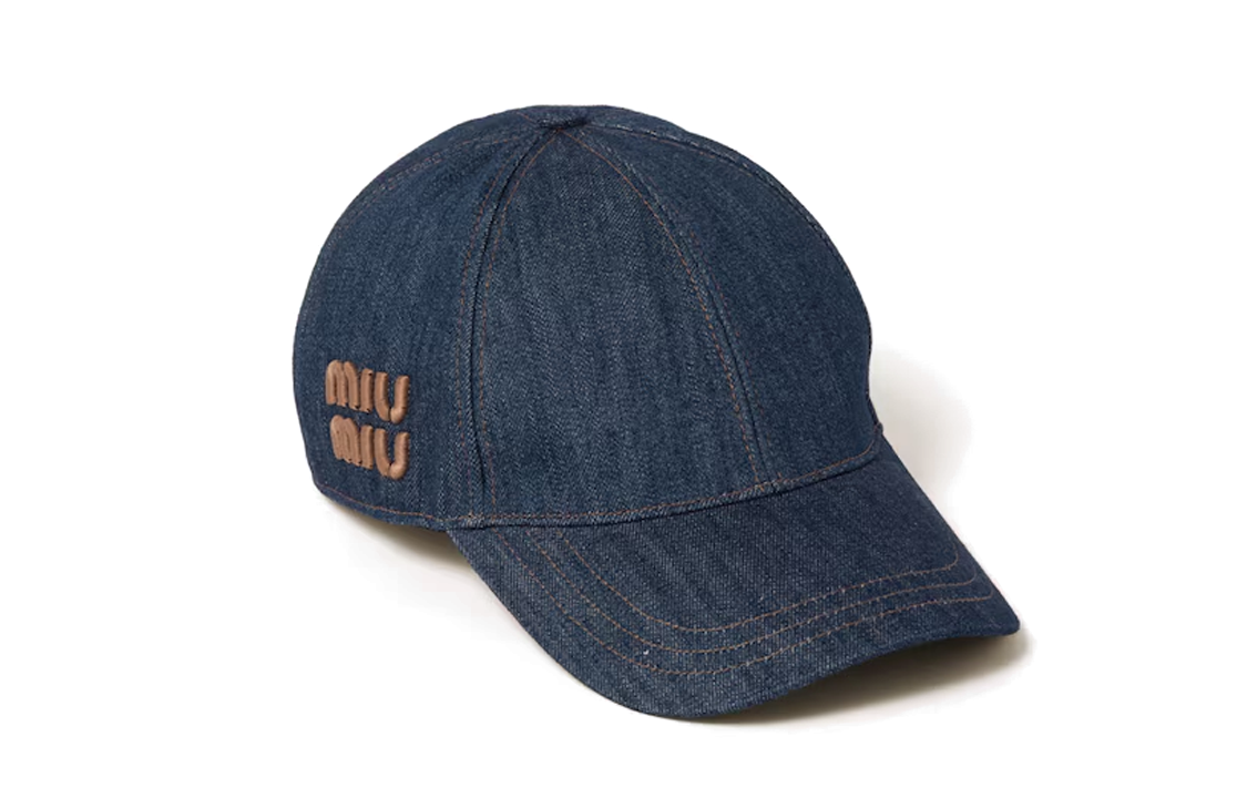 Order (W) MIU MIU 藍色布料棒球帽附標誌設計. 5HC274_AJ6_F0QV1