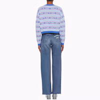 Shop (W) MIU MIU 藍色條紋羊毛圓領毛衣 款式 pullover sweater MML427-1RR1-F0013