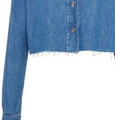 (W) MIU MIU Kemeja Lengan Panjang Biru Anti Matahari FW23 GWC104-1294-F0013-S-232 Sizing (W) MIU MIU Kemeja Lengan Panjang Biru Anti Matahari FW23 GWC104-1294-F0013-S-232