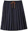 Buy (Women) MIU MIU Blue Pleated Drawstring Long Casual Skirt with Logo Embroidery MG2237-11AD-F0008-S-OOO