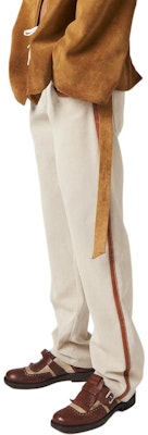 (W) Pantalones Casuales con Cremallera y Rayas Marrones de Ajuste Relajado MIU MIU MP1786-14Z3-F0A5T-S-OOO Purchase (W) Pantalones Casuales con Cremallera y Rayas Marrones de Ajuste Relajado MIU MIU MP1786-14Z3-F0A5T-S-OOO