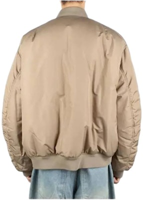 (Women) MIU MIU Brown Zip-Up Bomber Jacket with Baseball Collar. ML1071-13FR-F0572 Purchase (Women) MIU MIU Brown Zip-Up Bomber Jacket with Baseball Collar. ML1071-13FR-F0572