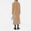 Shop (Women) MIU MIU Camel Belted Long Coat with Plain Lapel Design. MS1912-11KT-F0040