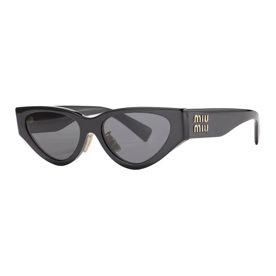 (Women) MIU MIU  Cat-Eye Sunglasses with Logo and Metal Frame, Multicolor. OMU03ZS
