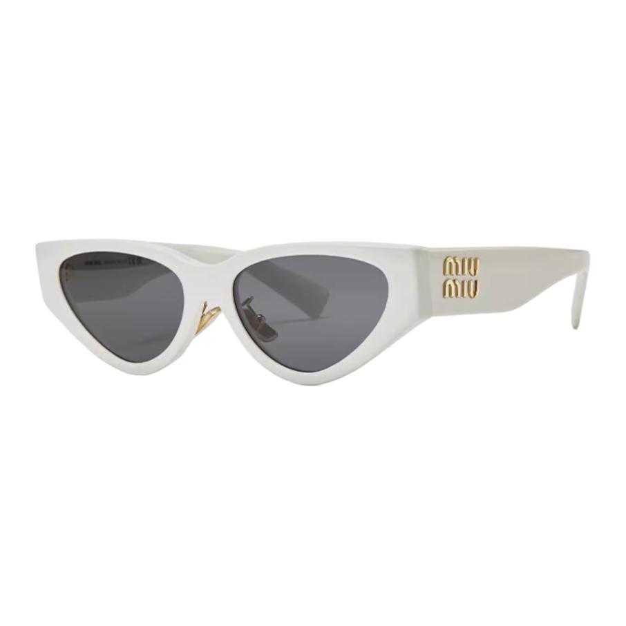 (Women) MIU MIU  Cat-Eye Sunglasses with Logo and Metal Frame, Multicolor. OMU03ZS 圖 6