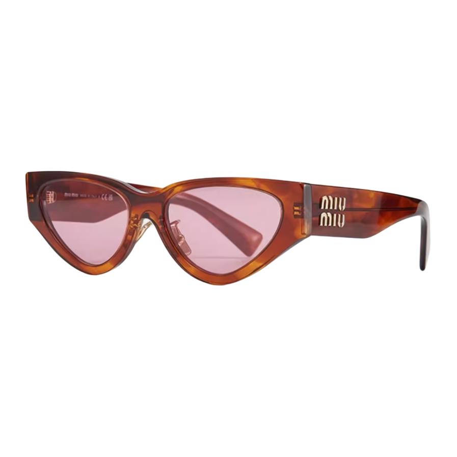 (Women) MIU MIU  Cat-Eye Sunglasses with Logo and Metal Frame, Multicolor. OMU03ZS 圖 9