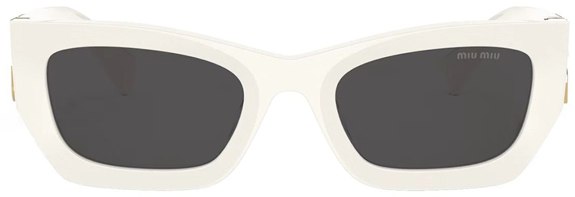 (W) ミュウミュウ キャットアイサングラス サイドゴールドロゴフレーム付き. SMU09W-E142-C-053 Lookbook (W) ミュウミュウ キャットアイサングラス サイドゴールドロゴフレーム付き. SMU09W-E142-C-053