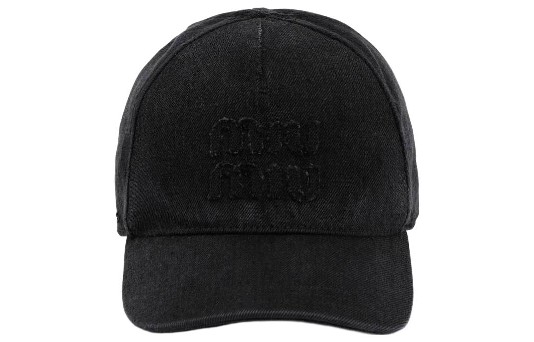 (Women) MIU MIU  Classic Logo Cotton Baseball Cap. 5HC1792CL4F0002