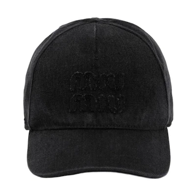 (Women) MIU MIU Classic Logo Cotton Baseball Cap. 5HC1792CL4F0002