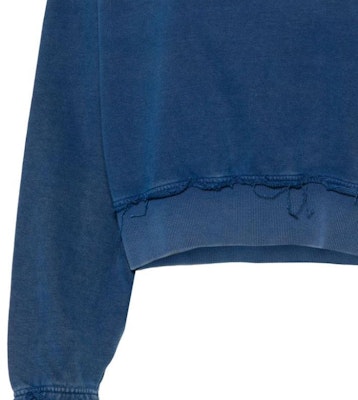 (W) ミュウミュウ カラーブロック レタージャカード オーバーサイズ スウェットシャツ ブルー POIZON240805435 Details for (W) ミュウミュウ カラーブロック レタージャカード オーバーサイズ スウェットシャツ ブルー POIZON240805435