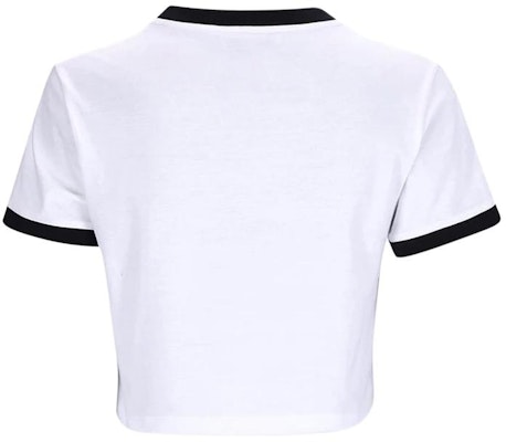 (W) MIU MIU 拼色徽标印花短袖圆领T恤 白色. MJN520-14ES-F0964 Lookbook (W) MIU MIU 拼色徽标印花短袖圆领T恤 白色. MJN520-14ES-F0964