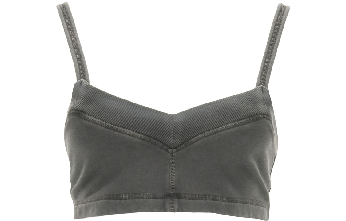 Order (W) MIU MIU 拼色标志罗纹针织背心上衣。 211151DTO000006-F0D65