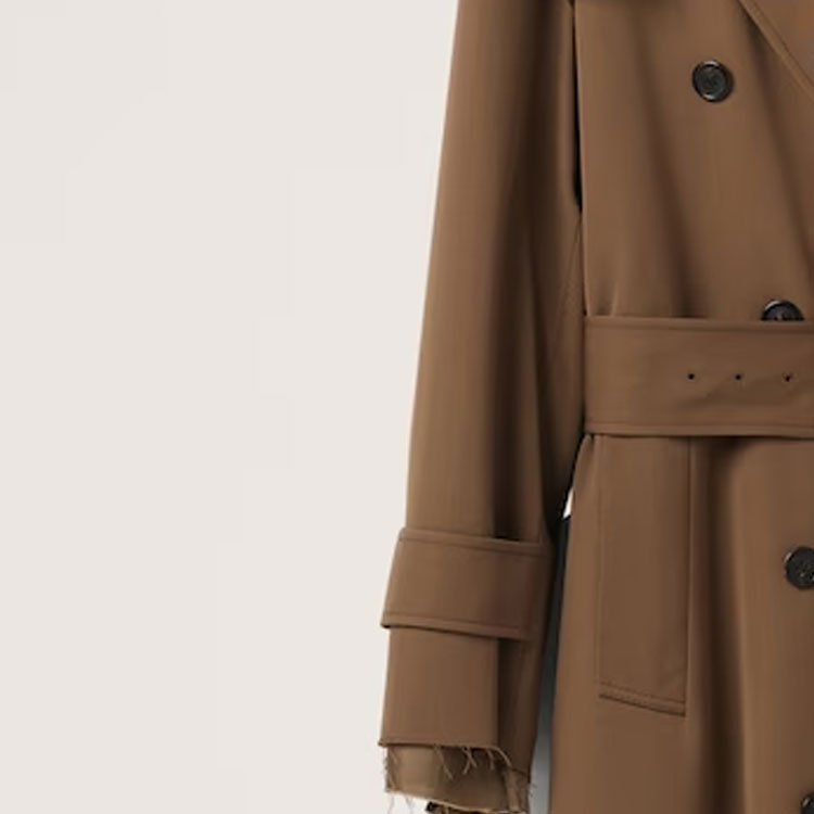 Sizing (Women) MIU MIU  Double-Breasted Mid-Length Coat in Soft Beige. MS1994-108N-F0594-S-OOO