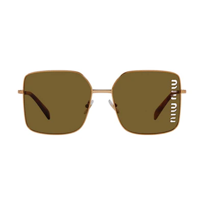 (Women) MIU MIU Fashion Avant-Garde Alloy Irregular Sunglasses MU51YS7OE01T