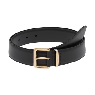 (Women) MIU MIU Fashion Leather Belt 3.5cm 5CC536_2AIX_F0002