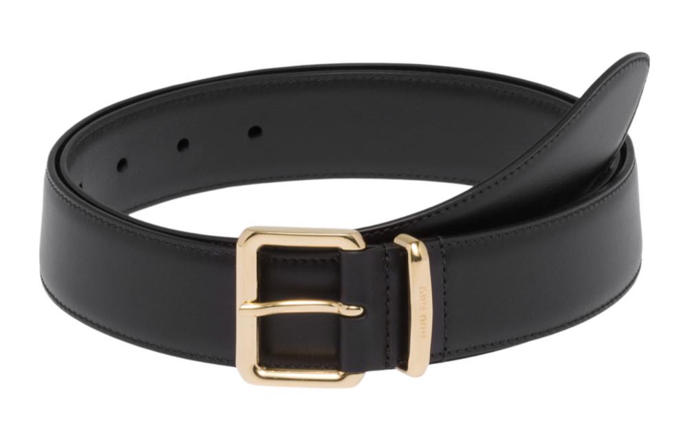 Order (Women) MIU MIU  Fashion Leather Belt 3.5cm 5CC536_2AIX_F0002