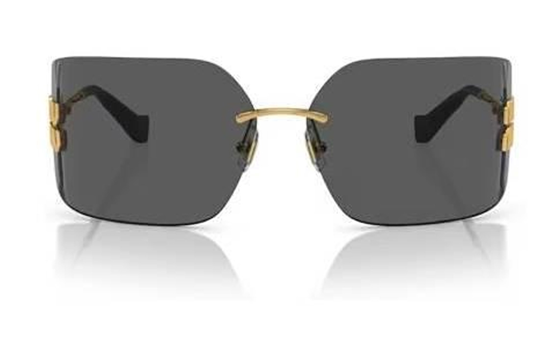 Lookbook (W) MIU MIU 金色不规则金属边带侧标太阳镜. MU54YS5AK5S0