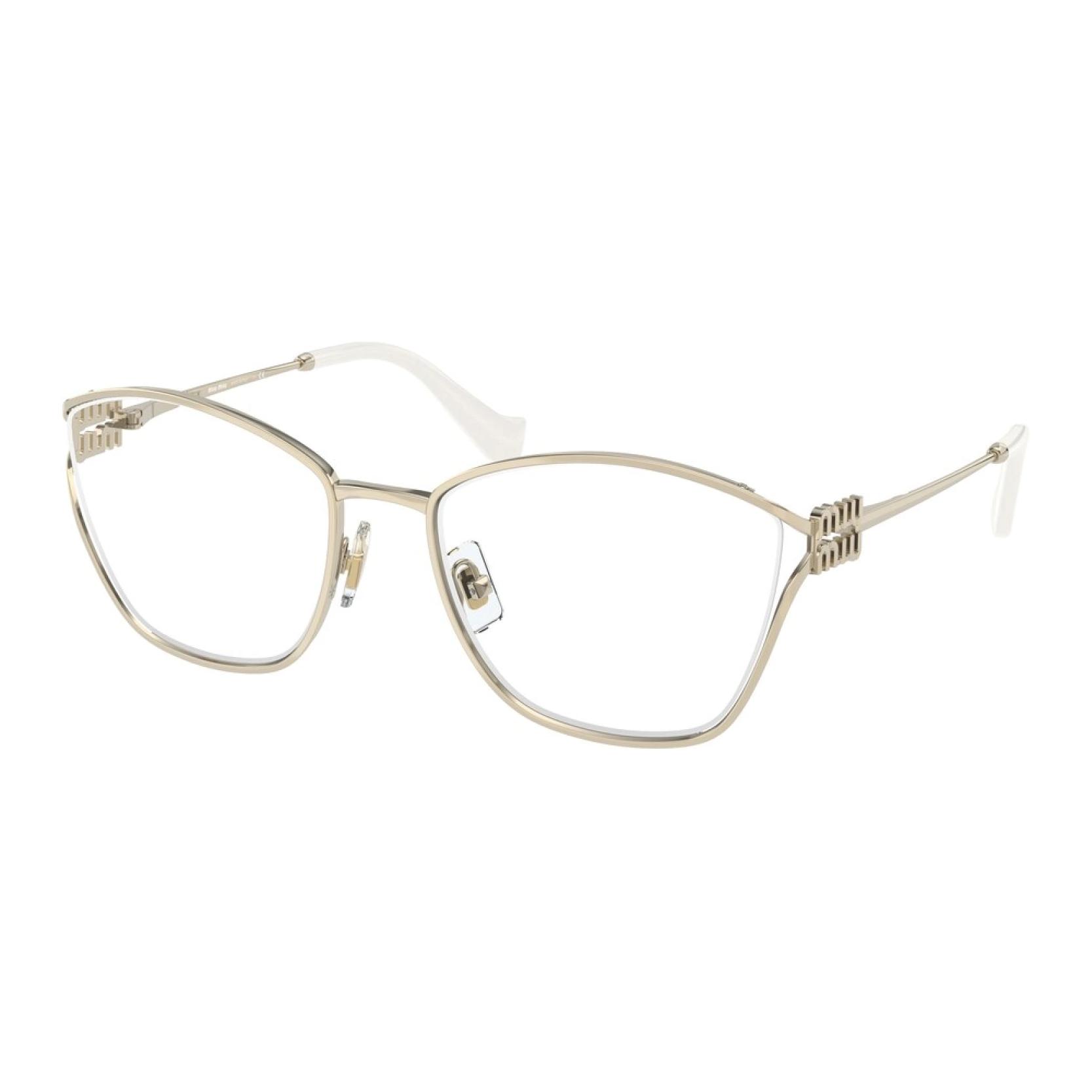Order (Women) MIU MIU Gold Metal Butterfly Optical Glasses Frame MU53UVZVN1O1