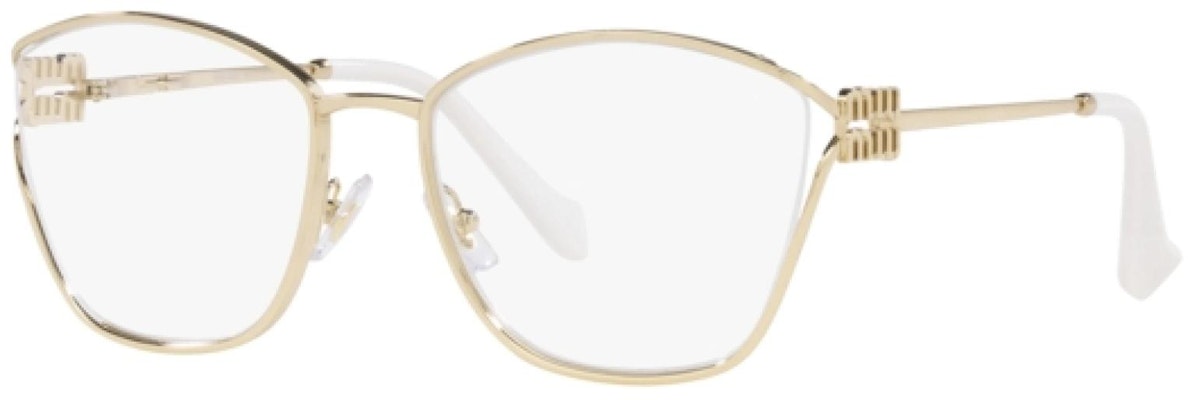 (Women) MIU MIU Gold Metal Butterfly Optical Glasses Frame MU53UVZVN1O1 Shop (Women) MIU MIU Gold Metal Butterfly Optical Glasses Frame MU53UVZVN1O1