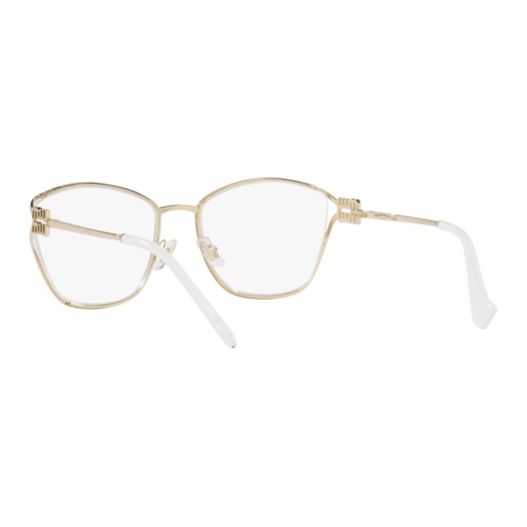 Details for (Women) MIU MIU Gold Metal Butterfly Optical Glasses Frame MU53UVZVN1O1
