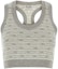 Buy (W) MIU MIU 灰色字母印花无袖短款背心上衣. MMV184-14M5-F0OA3-S-OOO