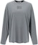 Order (Women) MIU MIU Gray Long Sleeve Logo Crewneck Casual T-Shirt. MJL982-137L-F0D65