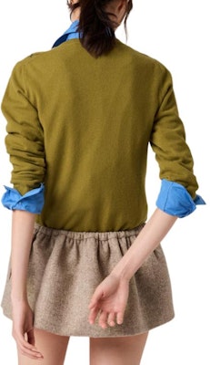 (W) ミュウミュウ グリーン ダイヤ柄 ボタンアップ フィット カシミア カーディガン MMF896-15NE-F00IS-S-OOO Shop (W) ミュウミュウ グリーン ダイヤ柄 ボタンアップ フィット カシミア カーディガン MMF896-15NE-F00IS-S-OOO