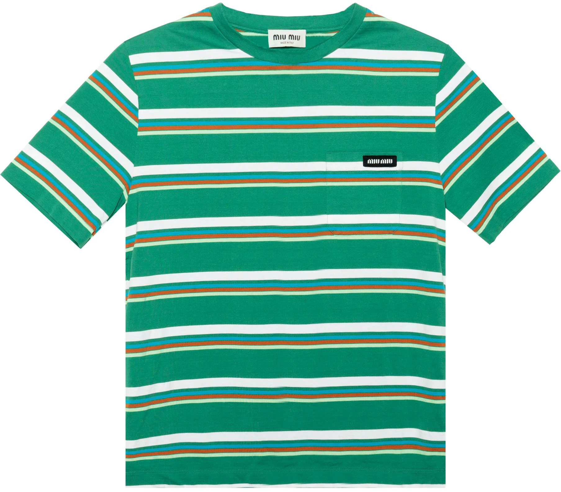 women-miu-miu-green-striped-logo-short-sleeve-oversized-t-shirt-ss-24-mjn-537-14-rt-f0-f67-s-ooo
